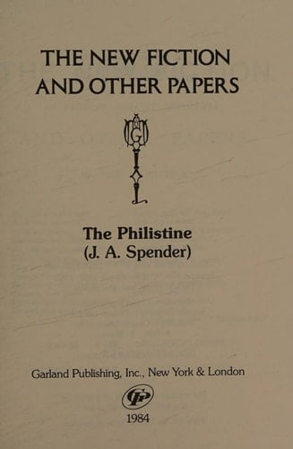 NEW FICTION & OTHER PAP