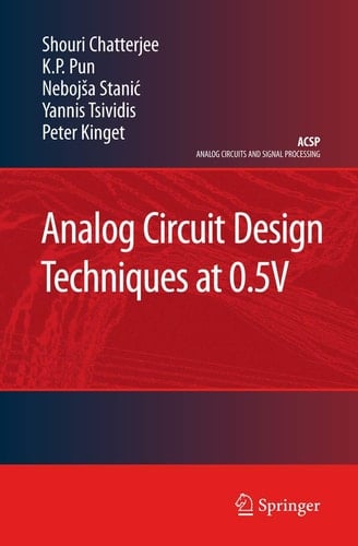 Analog Circuit Design Techniques at 0.5V