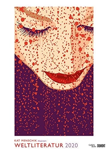 Kat Menschik illustriert Weltliteratur – Literarischer Posterkalender in Bildern 2020 – Wand-Kalender von DUMONT – Format 49,5 x 68,5 cm
