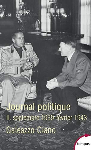 Journal politique Septembre 1939-février 1943. II