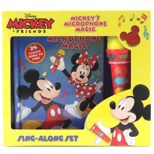 Disney Mickey & Friends: Mickey's Microphone Magic Sing-Along Sound Book Set Sing-Along Set