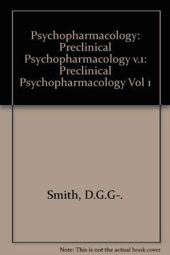Preclinical Psychopharmacology