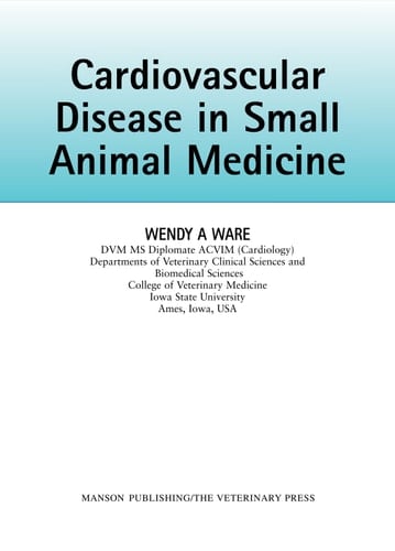 Cardiovascular Disease in Small Animal Medicine
