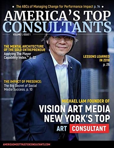 America's Top Consultants Michael Lam Founder of Vision Art Media New York's Top Art Consultant