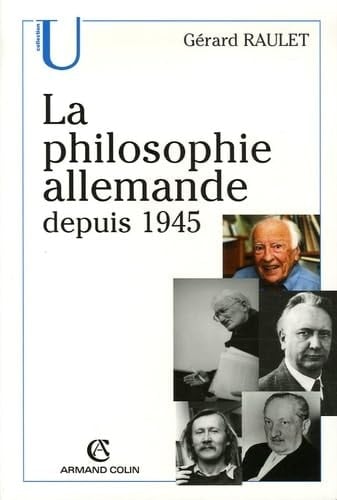 La philosophie allemande depuis 1945