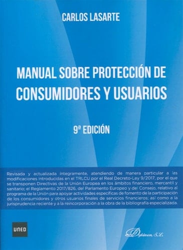 Manual sobre protección de consumidores y usuarios