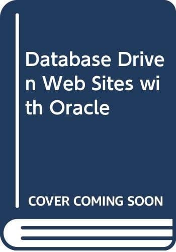 Database Driven Web Sites with Oracle