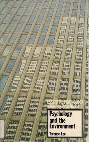 Psychology and the Environment