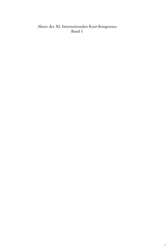 Kant und die Philosophie in weltbürgerlicher Absicht