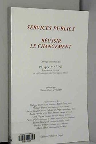 Services publics réussir le changement
