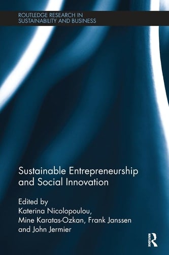 Sustainable Entrepreneurship and Social Innovation