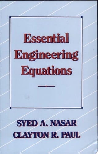 Essential Engineering Equations
