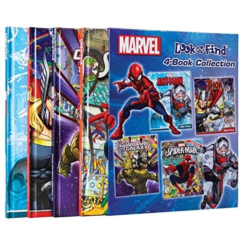 Marvel Look and Find 4-Book Collection
