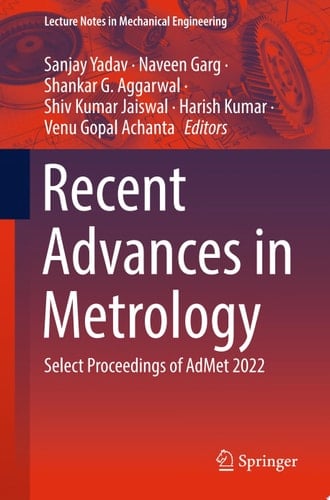 Recent Advances in Metrology Select Proceedings of AdMet 2022