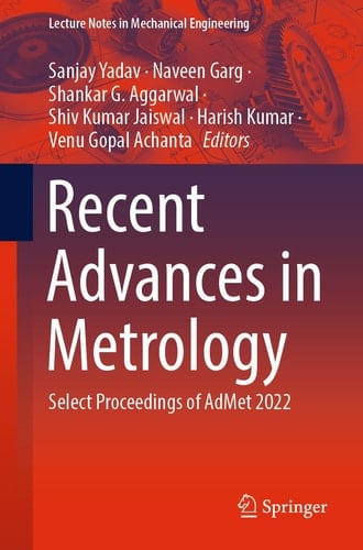 Recent Advances in Metrology Select Proceedings of AdMet 2022