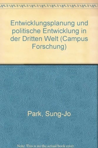 Entwicklungsplanung und politische Entwicklung in der Dritten Welt