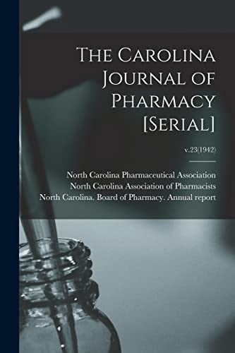 The Carolina Journal of Pharmacy [serial]; V.23(1942)