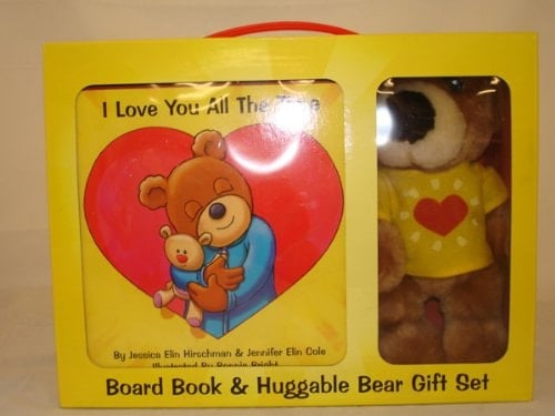I Love You All the Time Board Book & Huggable Bear Gift Set