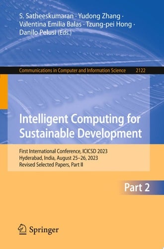 Intelligent Computing for Sustainable Development