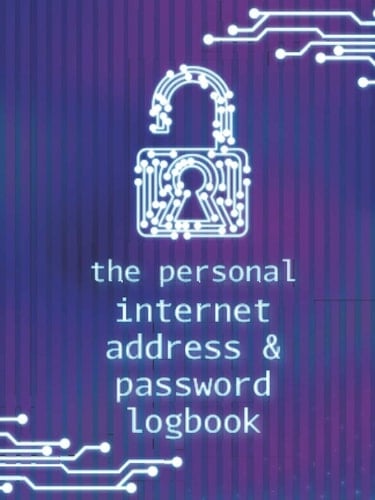 The Personal Internet Address and Password Logbook Logbook to Protect Usernames, Password Book Keeper I Small Size 4. 5 X 6