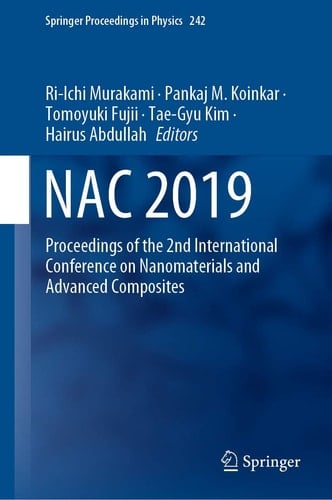 NAC 2019 Proceedings of the 2nd International Conference ​on Nanomaterials and ​Advanced Composites