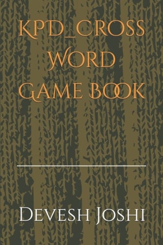 KPD_Cross Word Game Book For Human