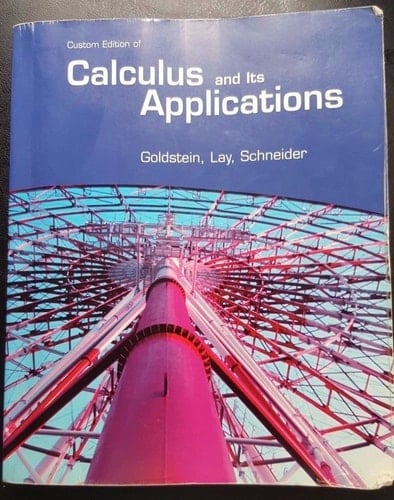 Calculus and It's Applications, Custom Edition