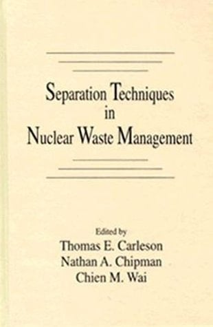 Separation Techniques in Nuclear Waste Management
