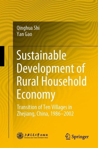 Sustainable Development of Rural Household Economy Transition of Ten Villages in Zhejiang, China, 1986-2002