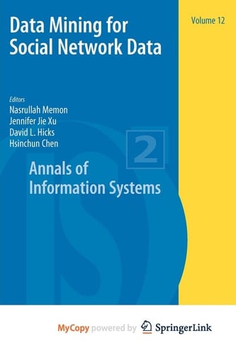 Data Mining for Social Network Data