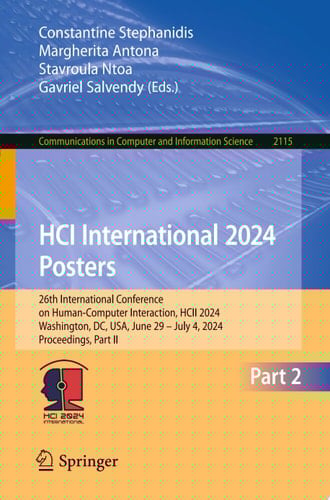 HCI International 2024 Posters