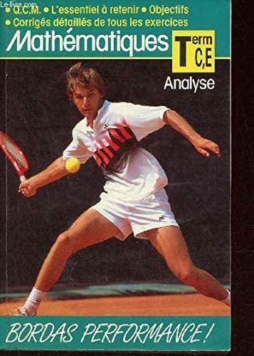 Mathématiques Term C, E analyse