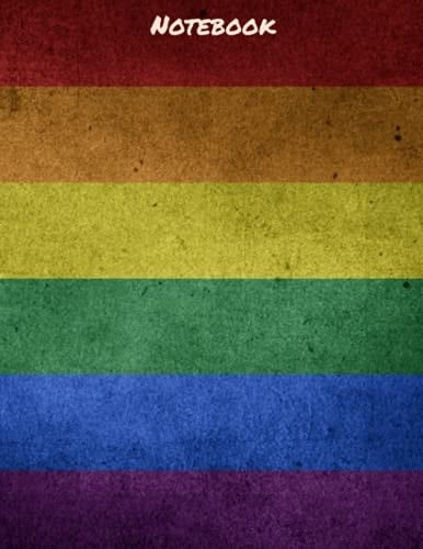 Notebook. Pride - Large 8.5 x 11 - Ruled pages - 120 Pages