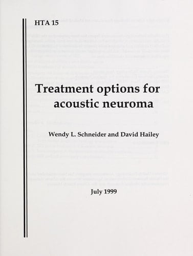 Treatment Options for Acoustic Neuroma