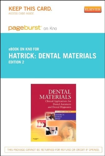 Dental Materials - Elsevier eBook on Intel Education Study (Retail Access Card): Clinical Applications for Dental Assistants and Dental Hygienists (Waltham Centre for Pet Nutrition)