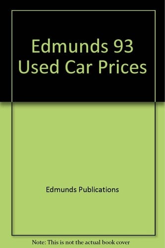 Edmund's 93 Used Car Prices