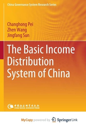 The Basic Income Distribution System of China
