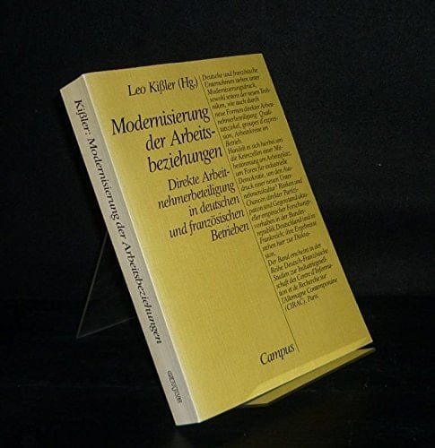 Modernisierung der Arbeitsbeziehungen direkte Arbeitnehmerbeteiligung in deutschen und französischen Betrieben