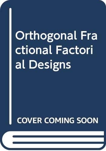 Orthogonal Fractional Factorial Designs