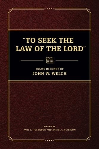 Seek Ye Words of Wisdom Studies of the Book of Mormon, Bible, and Temple in Honor of Stephen D. Ricks
