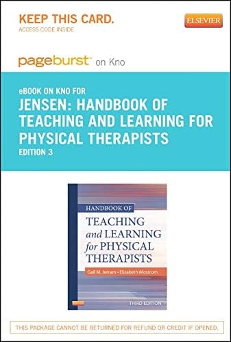 Handbook of Teaching for Physical Therapists - Elsevier eBook on Intel Education Study (Retail Access Card)