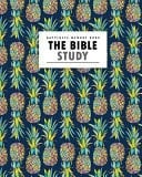 The Bible Study Happiness Memory Book Colorful Pine Apple - Beautiful Bible Journaling (Size 8x10)
