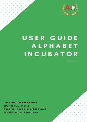 USER GUIDE ALPHABET INCUBATOR