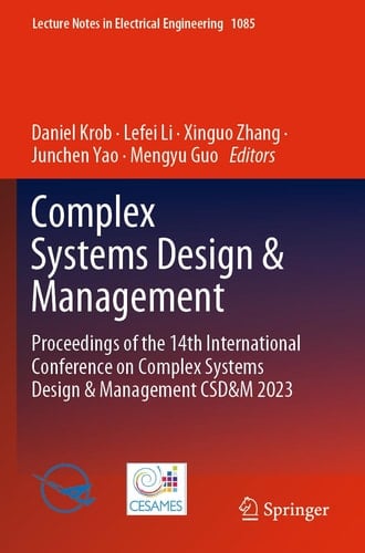 Complex Systems Design & Management Proceedings of the 14th International Conference on Complex Systems Design & Management CSD&M 2023