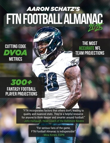Aaron Schatz's FTN Football Almanac 2025: The Essential Guide to the 2025 NFL Season