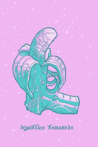 República bananera: Bloc cuadricula rectangular ,120 páginas, 6 x 9, acabado mate, tapa blanda (Spanish Edition)