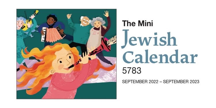 Mini Jewish Calendar 5783 2022-23