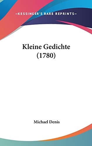 Kleine Gedichte (1780)