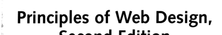 Principles of Web Design