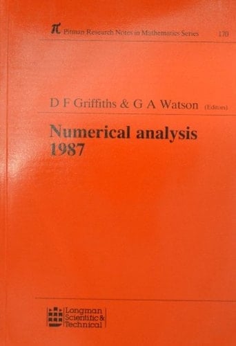 Numerical Analysis, 1987